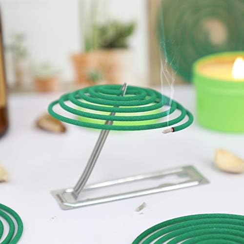 Citronella Incense Coils 48 PCS with 2 Holders for Outdoor Use