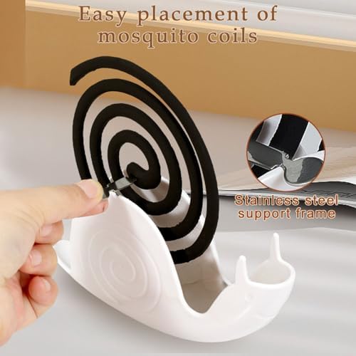 Snail Mosquito Coil Holder Fireproof Incense Burner Bracket