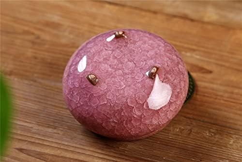 Violet Ceramic Incense Burner with Stick Holder