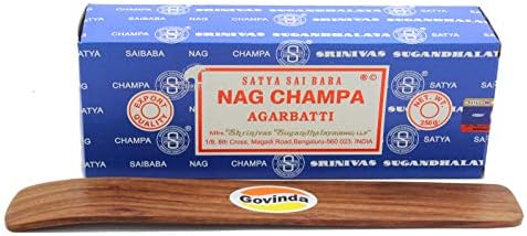 Govinda Nag Champa Incense 250 Grams with Holder