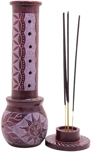 KC KULLICRAFT Marble Soapstone Incense Holder