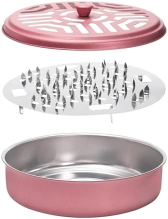 Elsjoy 8 Pack Mosquito Coil Holders Stainless Steel Portable Burners