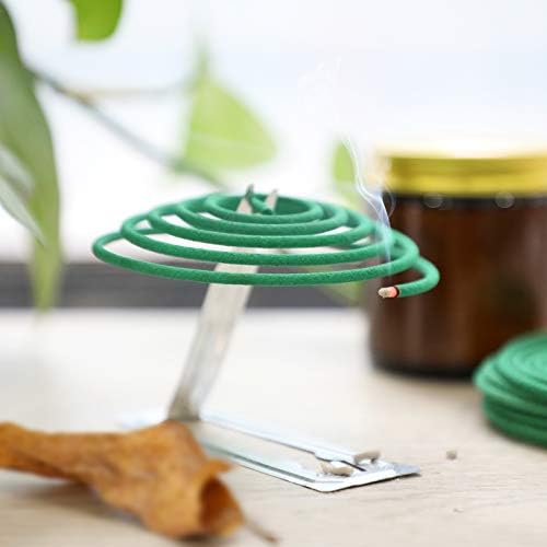 Citronella Incense Coils 48 PCS with 2 Holders for Outdoor Use