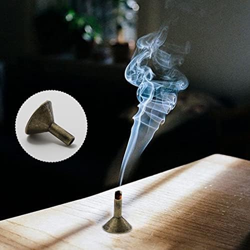 50PCS Metal Incense Stick Funnel Holder Rack Base Waterfall Burner
