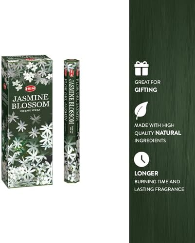 HEM Jasmine Blossom Incense Sticks Box of Six