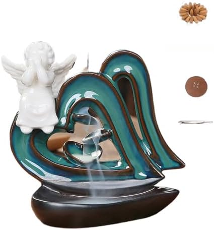 Love Angel Reverse Flow Incense Burner Set