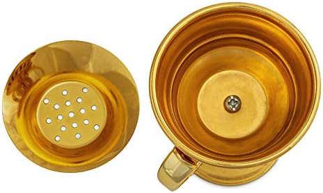 AM Regal Metal Incense Burner - Gold