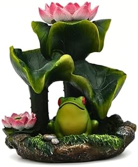 Fantasy Gifts Frog Under Lily Pads Incense Holder
