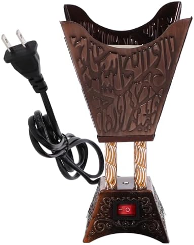 Electric Plug-In Incense Burner with Arabic Design