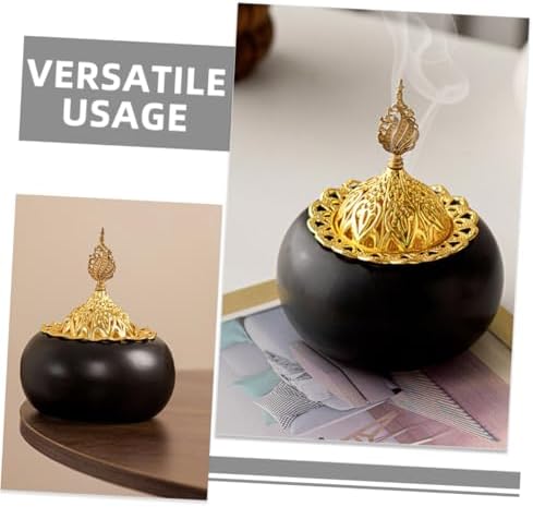 Vintage Ceramic Incense Burner for Home and Aromatherapy