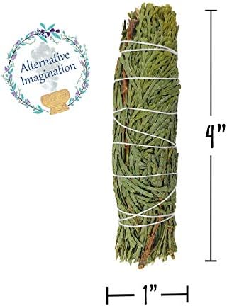 Cedar Incense Wands 3 Pack 4 Inch Smudge Sticks