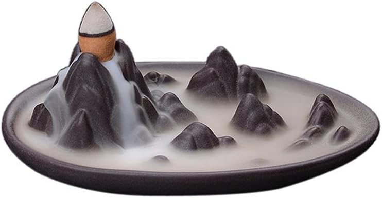 Yeehtech Incense Burner Ceramic Backflow Censer Holder