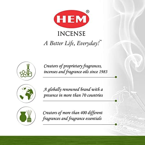 HEM Precious Patchouli Incense Cones Pack of 120