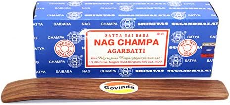 Govinda Nag Champa Incense 250 Grams with Holder
