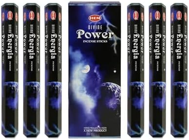 HEM Divine Power Incense Sticks 120 Sticks 6 Boxes 9 Inches Long