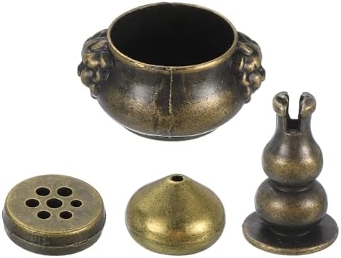 Uxcell 4pcs Brass Incense Holder for Home Office Yoga Meditation