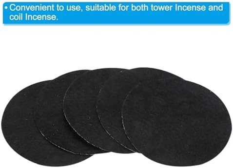 PATIKIL 3 Inch Incense Burner Pad 10 Pack Fireproof Holder