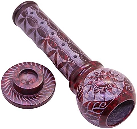 KC KULLICRAFT Marble Soapstone Incense Holder