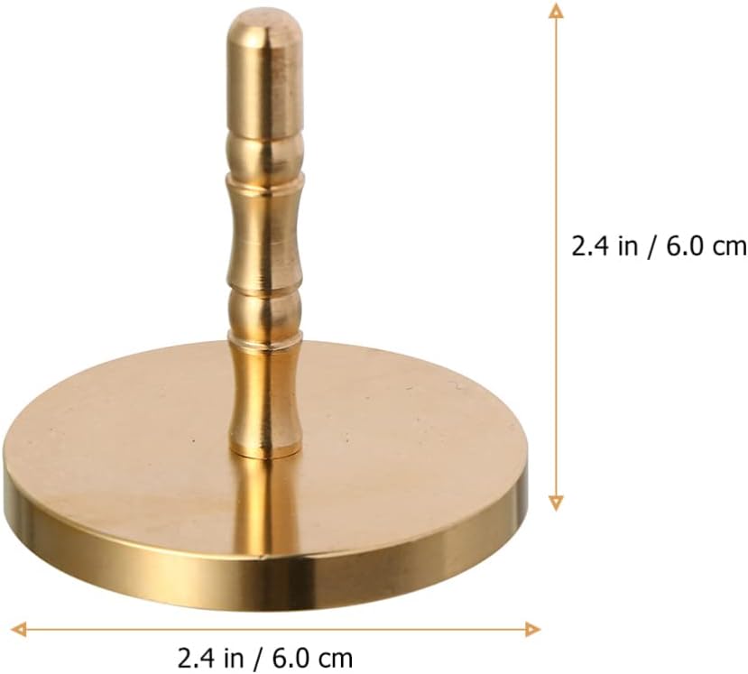 Artibetter Brass Incense Ash Press for Home Fragrance