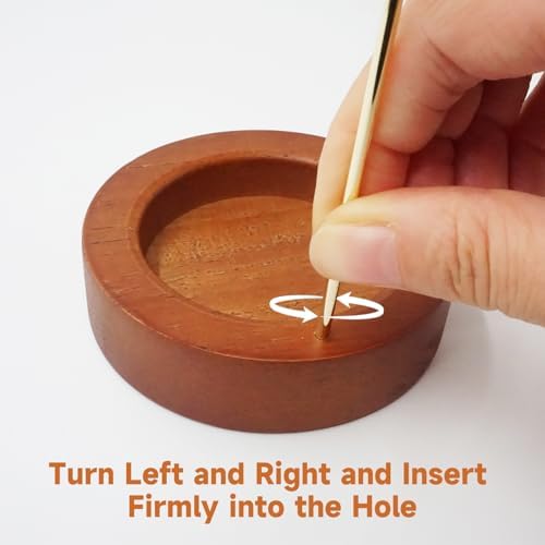 GARMOLY Incense Holder for Sticks - Anti-Ash Burner with Glass Catcher and 30 Sticks