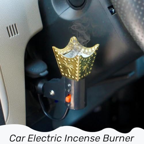 Electric Incense Burner for Car Aromatherapy