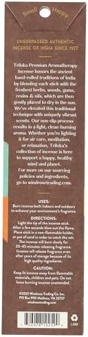 Triloka Premium Incense 10 Sticks Frankincense Myrrh Sandalwood Blend