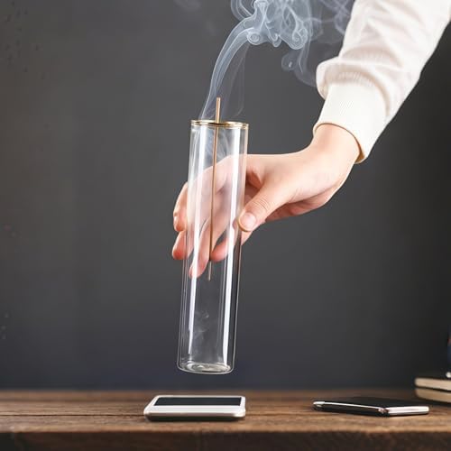 Gramstormax Incense Holder with Glass Ash Catcher