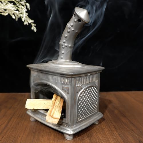Handmade Ceramic Palo Santo Holder - Fireplace Style