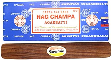 Govinda Nag Champa Incense 250 Grams with Holder