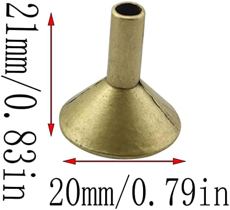 6pcs Metal Cone Incense Holder for Backflow Burner