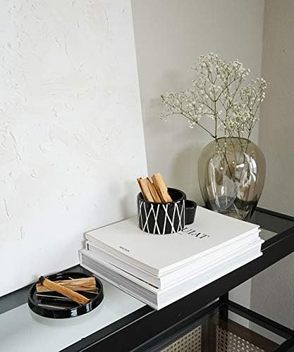 Bursera Onyx Ceramic Plate with Tree Planted