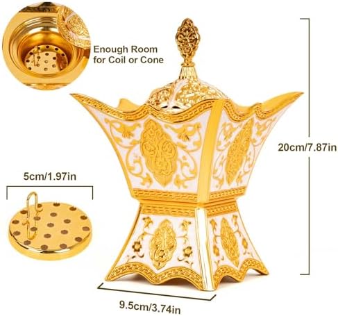 Bakhoor Incense Burner - Trophy Shape Gold