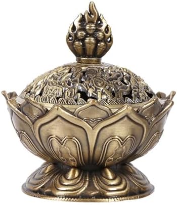 Vintage Style Bronze Incense Holder for Home Decoration
