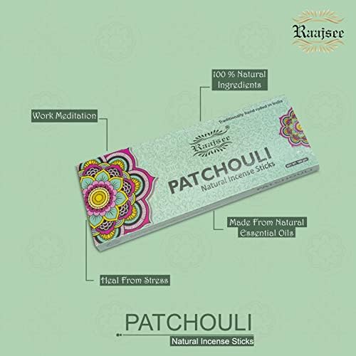 Raajsee Patchouli Incense Sticks 100gm Pack