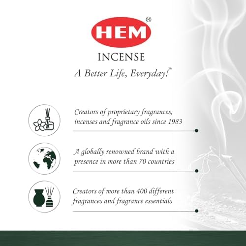 HEM Jasmine Backflow Brown Incense Cones - Pack of 40