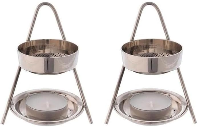 TreegoArt Incense Burner with Tealight Candle Holder - Pack of 2