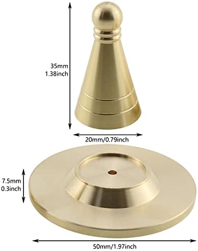 LUORNG Incense Cone Mold Set Pure Brass