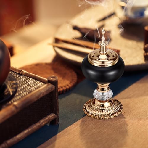 PRETYZOOM Resin Incense Burner with Handle