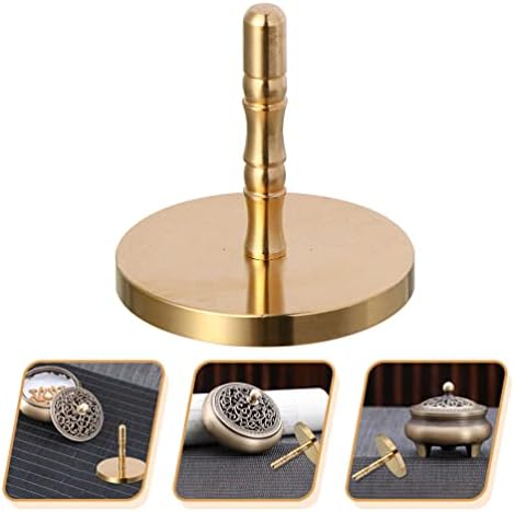 Artibetter Brass Incense Ash Press for Home Fragrance