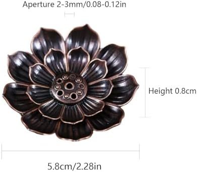 Lotus Stick Incense Holder Alloy Burner Small
