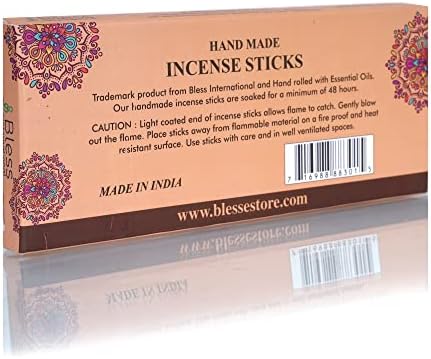 Bless Frankincense and Myrrh Natural Hand Dipped Incense Sticks 100 Sticks