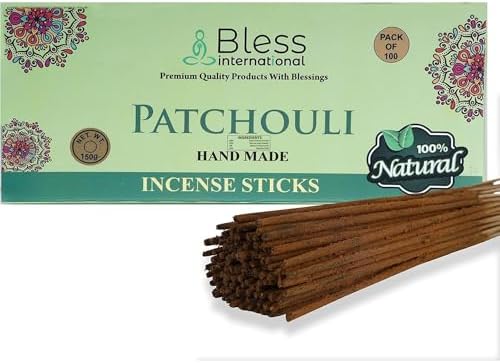 Bless Patchouli 100 Natural Handmade Incense Sticks