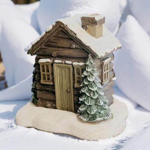 Log Cabin Incense Burner with 2 Cones