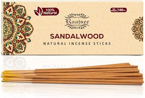 Raajsee Sandalwood Incense Sticks 100 Gm Pack