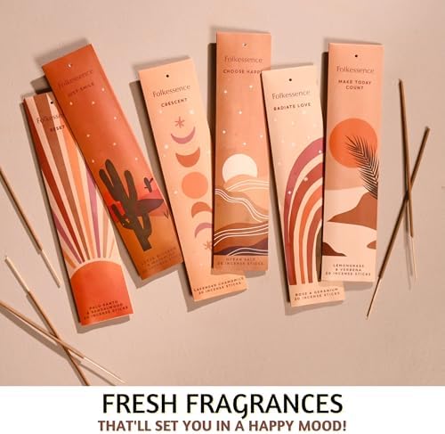 Folkulture Incense Sticks Set of 6 120 Sticks 45 Min Burn Time