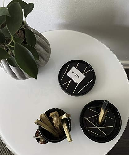 Bursera Onyx Ceramic Plate with Tree Planted