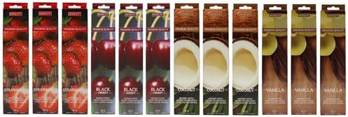 Hosley Aromatherapy Incense Sticks 480 Pack Assorted