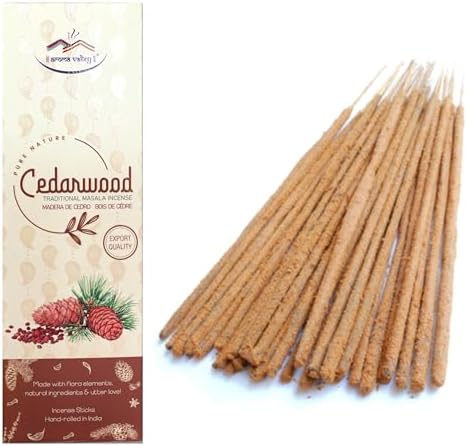Cedarwood Incense Sticks - 50 Grams Approx 42-52 Sticks