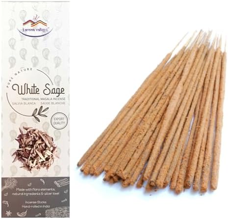 White Sage Incense Sticks - 50 Sticks Approx