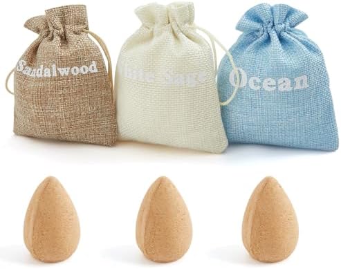 Backflow Incense Cones Set of 6 Lavender Jasmine Ocean Sandalwood White Sage Rose